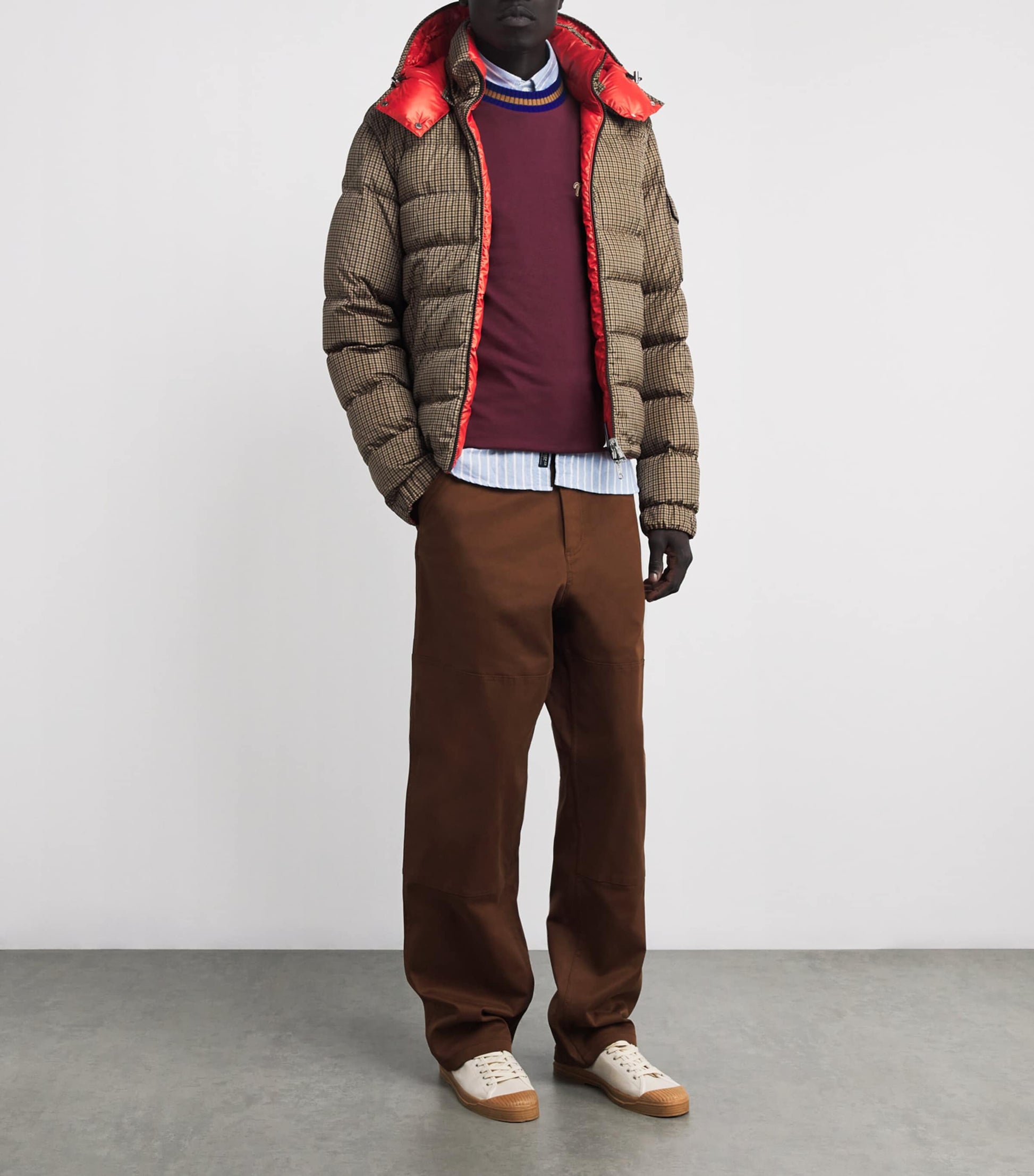Moncler Brown Reversible Jonage Down Jacket