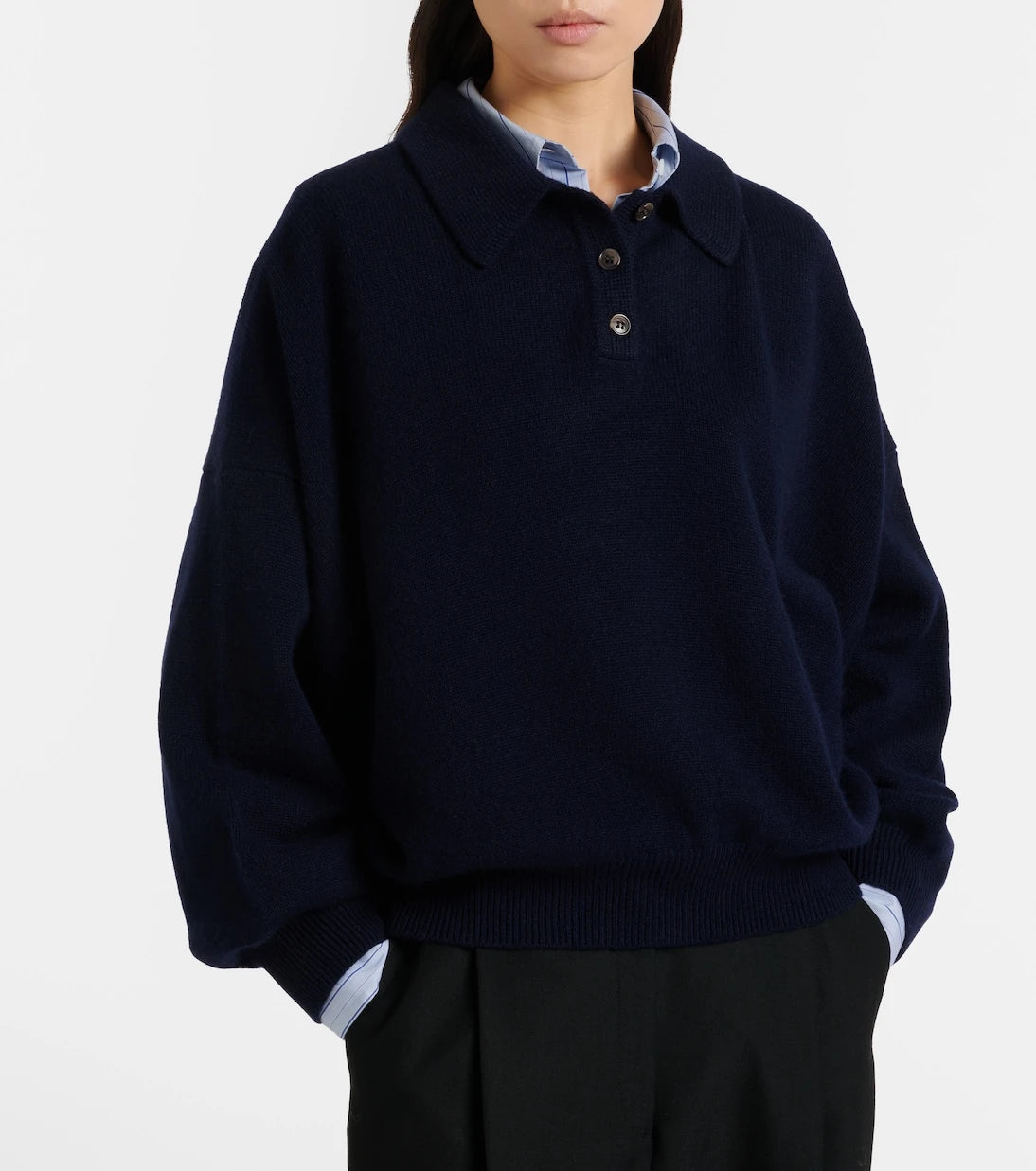 Lisa Yang - Etta cashmere polo sweater