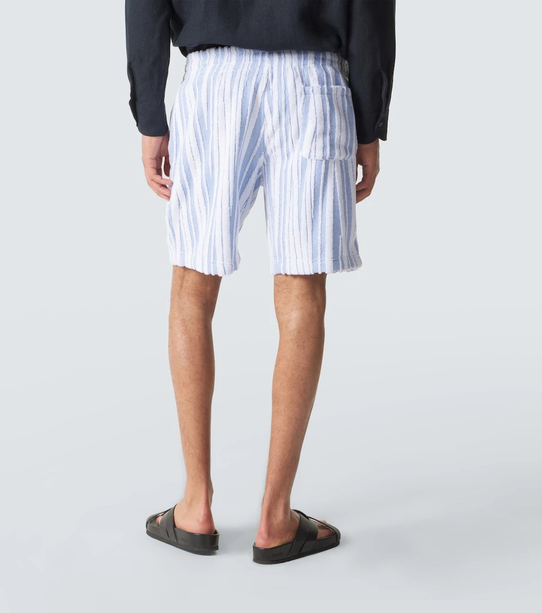 Orlebar Brown - Trevon striped cotton toweling shorts