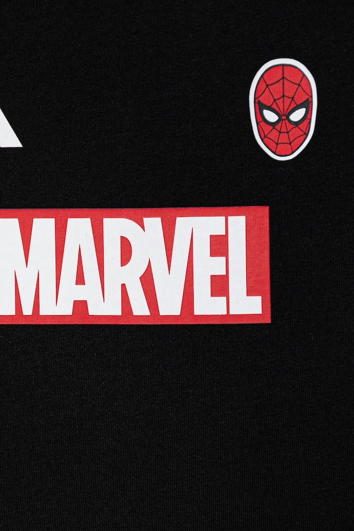 Детски памучен комплект adidas Marvel