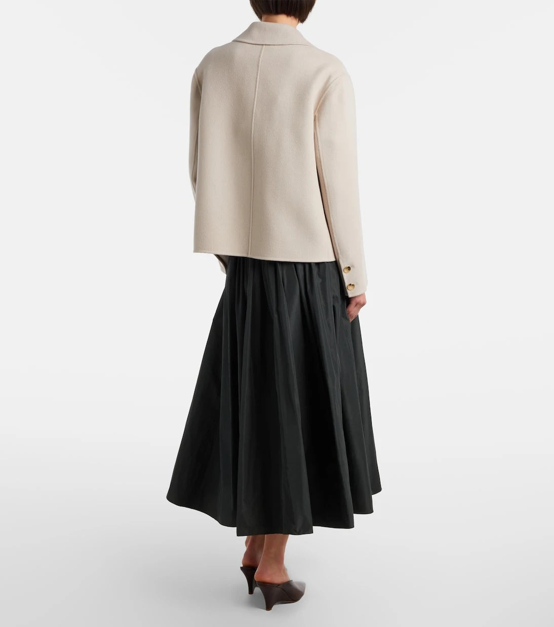 'S Max Mara - Taffeta midi skirt