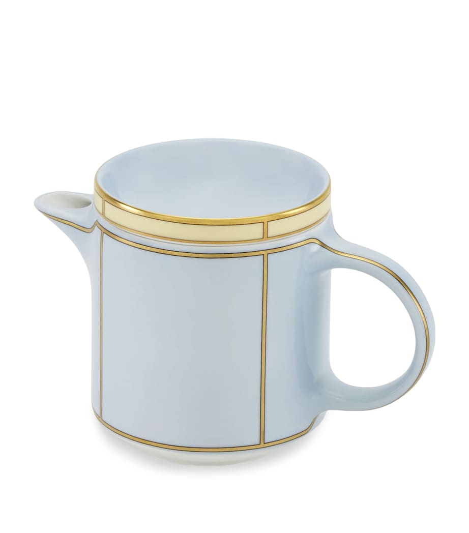 GINORI 1735 Porcelain Colonna Diva Celeste Coffee Pot (500ml)