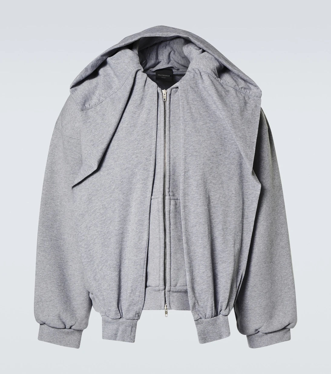 Balenciaga - Incognito deconstructed cotton jersey hoodie