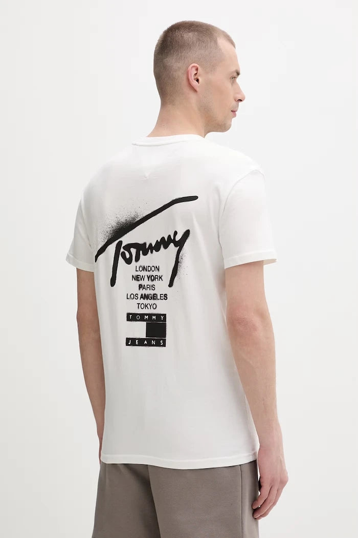 Tommy Jeans Erkek Pamuk Tişört
