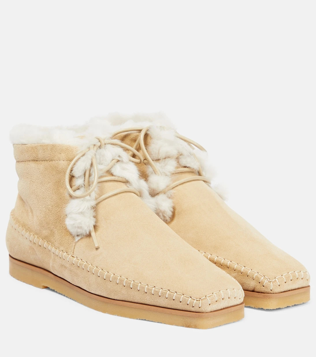 Toteme - Lace-up suede moccasins