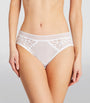 Wacoal White Lace-Trim Raffine Briefs