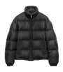 Prada Grey Cashmere-Down Puffer Coat