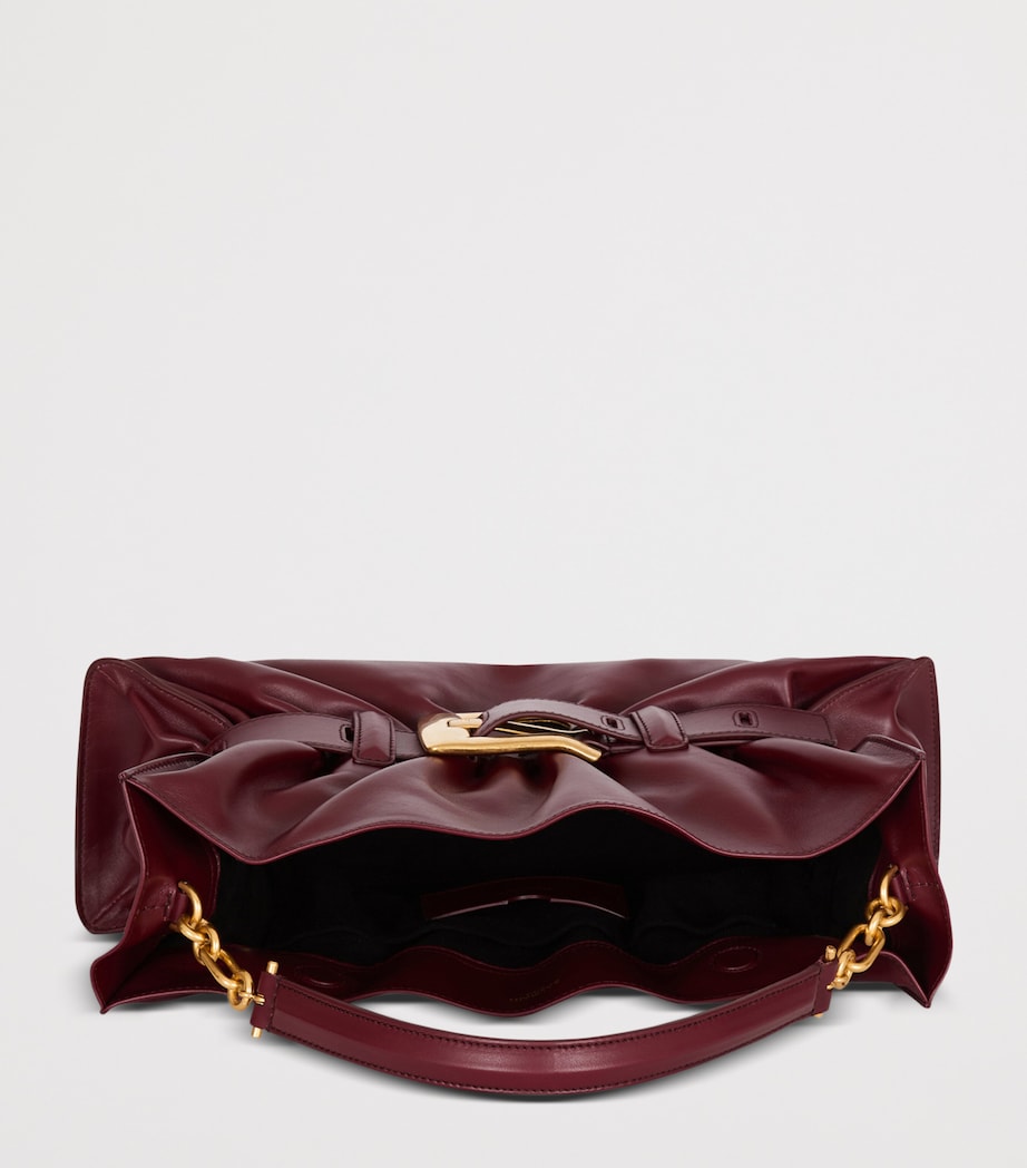 Balmain Medium Leather Anthem Shoulder Bag