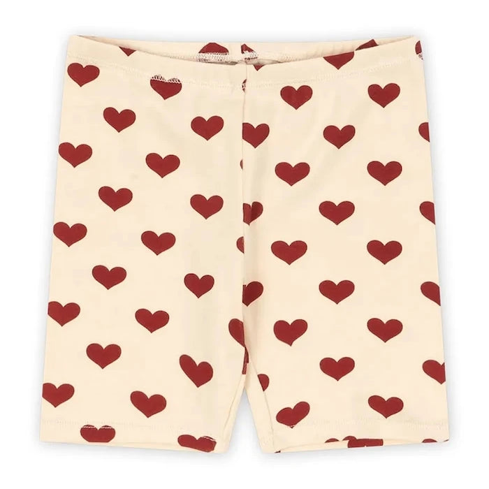 Konges Sløjd çocuklar için pamuklu kısa tayt BASIC SHORT LEGGINGS GOTS