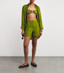 Eres Green Linen Shorts
