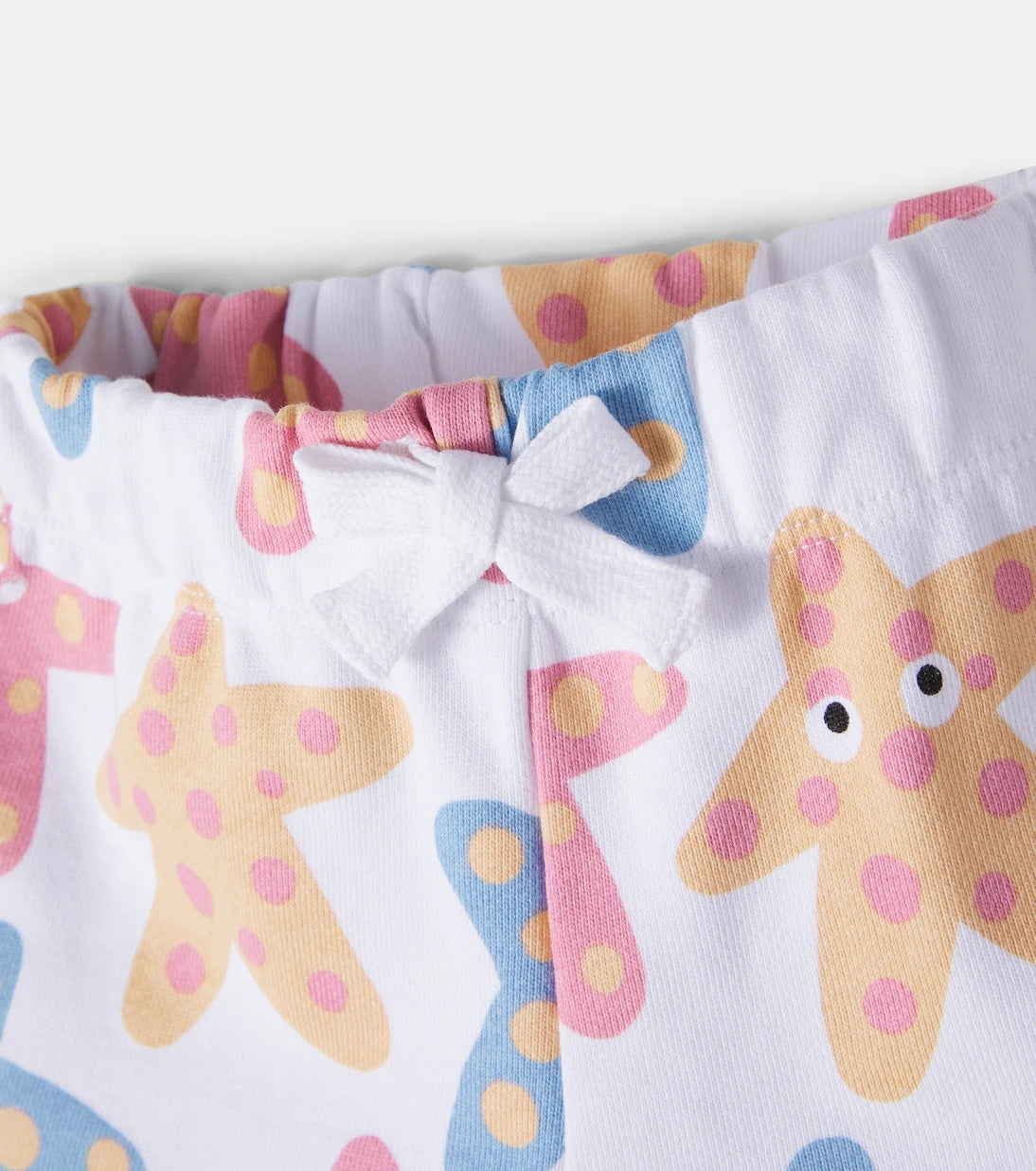 Stella McCartney Kids - Bebek baskılı pamuklu jarse şort