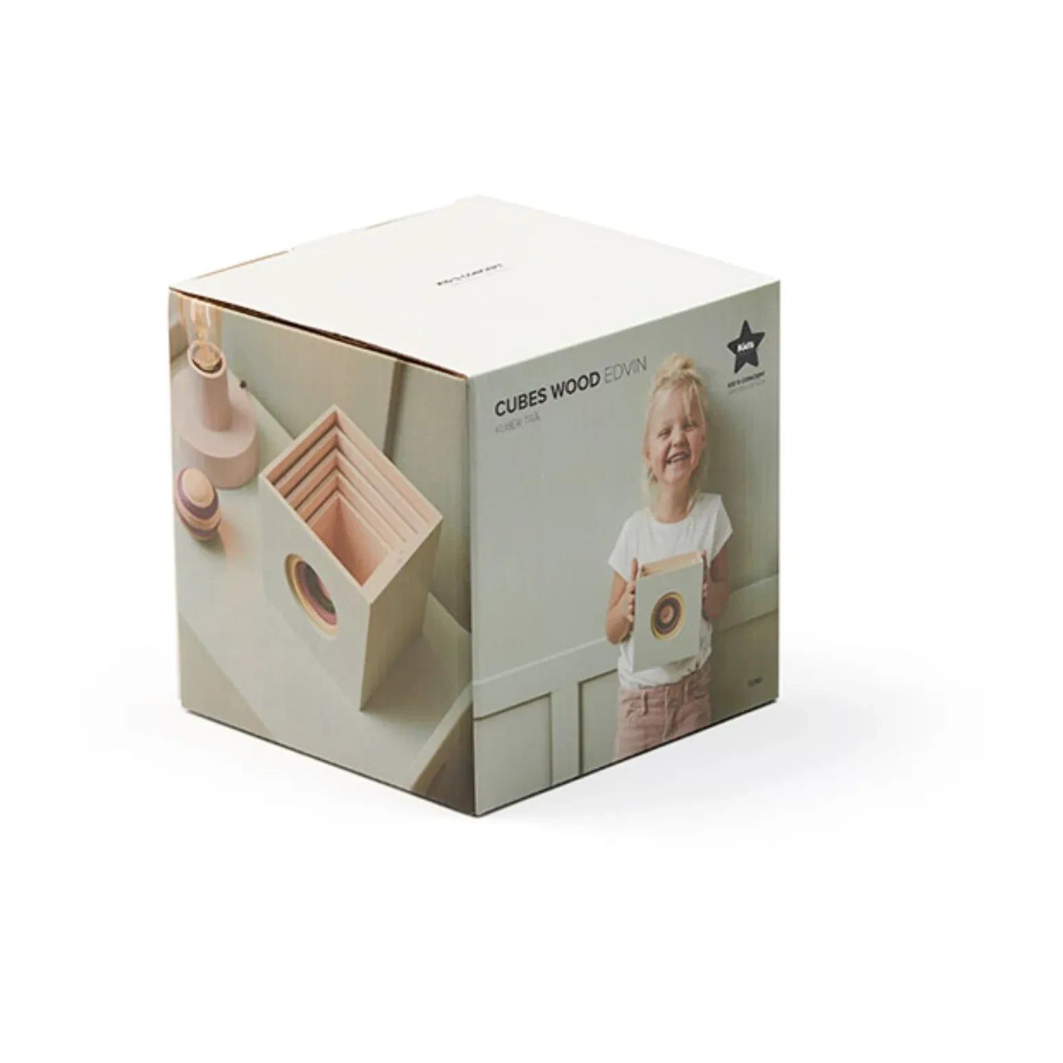 Kid's Concept - Edvin Wooden Stacking Cubes