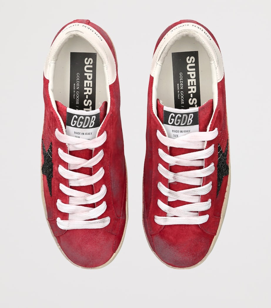 Red Suede Superstar 40525 Sneakers