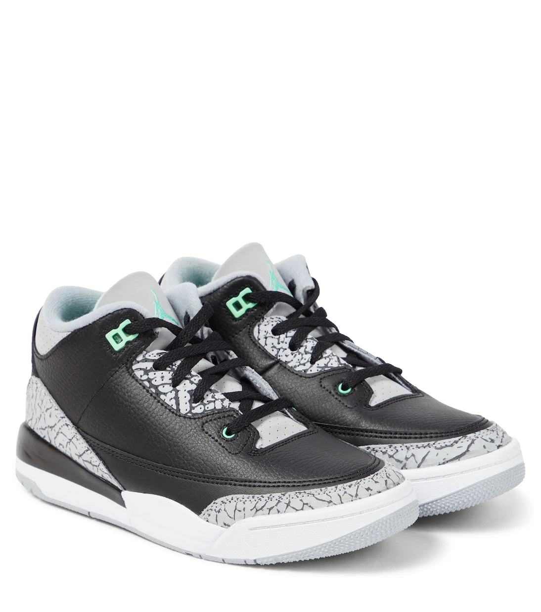 Nike Kids - Air Jordan 3 Retro leather sneakers