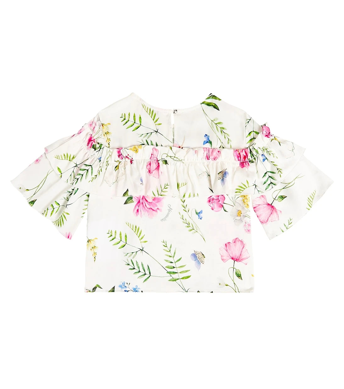 Monnalisa - Ruffle floral top