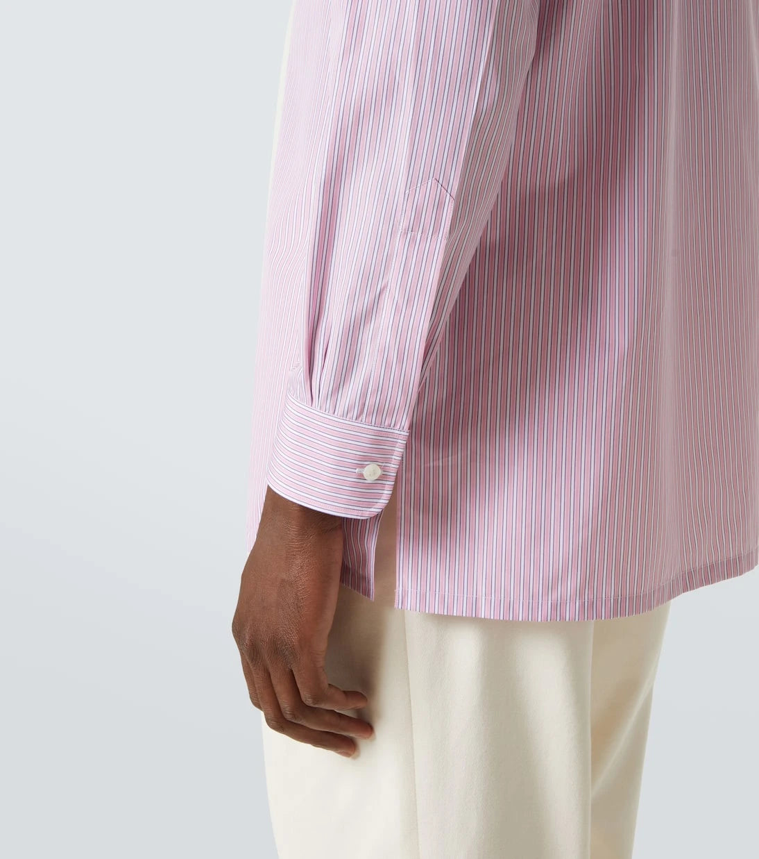Charvet - Striped cotton poplin shirt