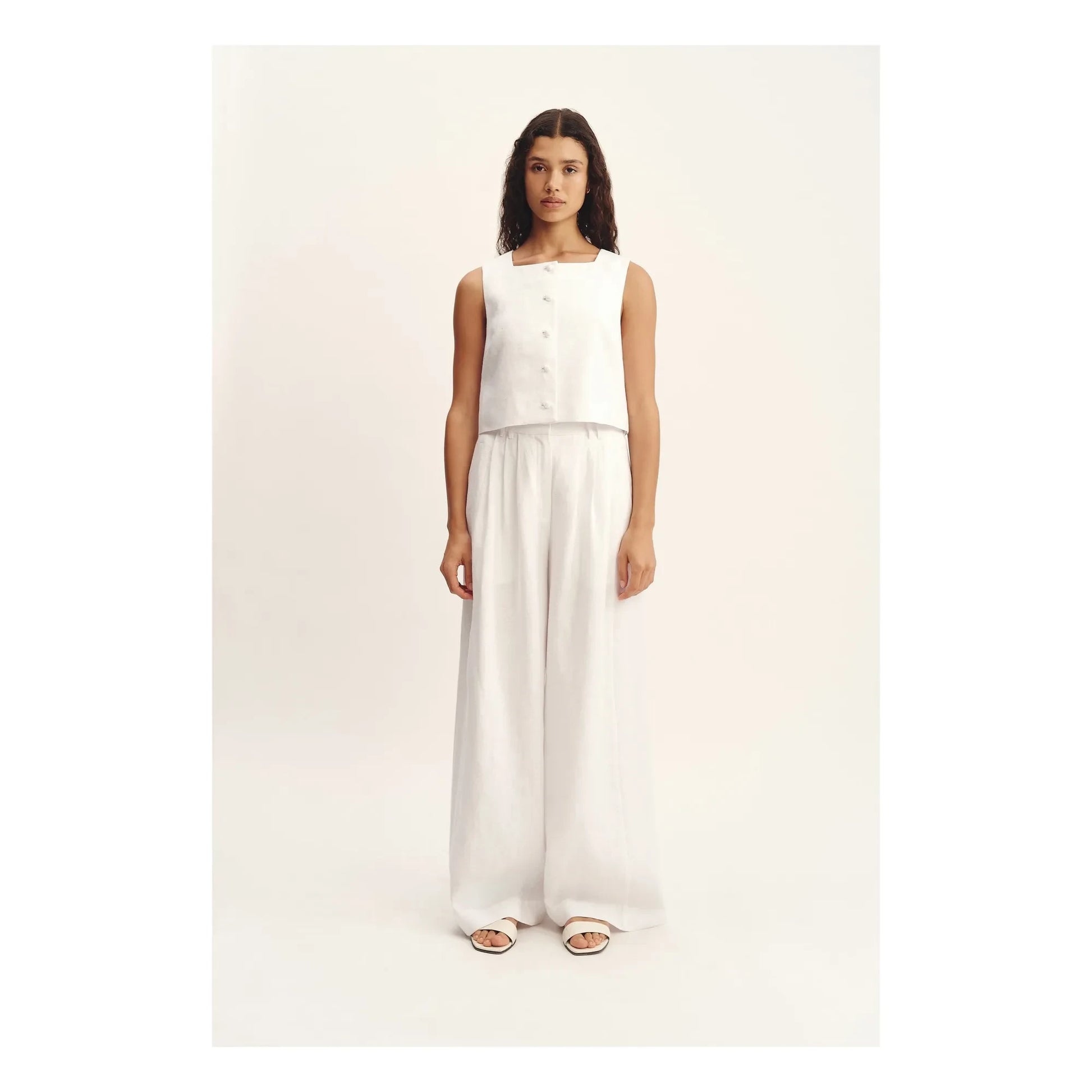 Posse - Parker Linen Pants | Ivory