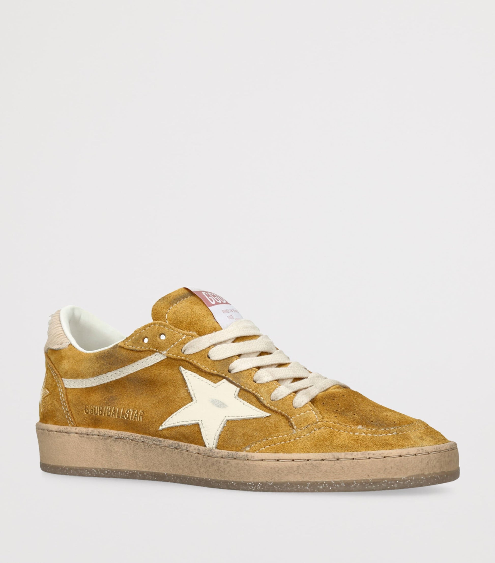 Beige Suede Ball Star Sneakers