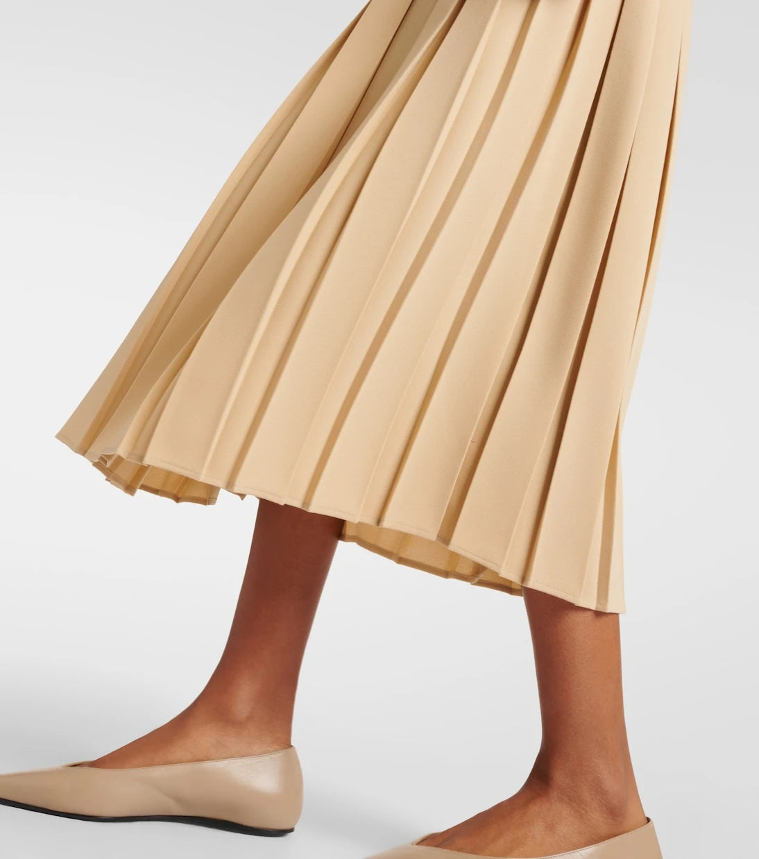 Max Mara - Luisa pleated midi skirt