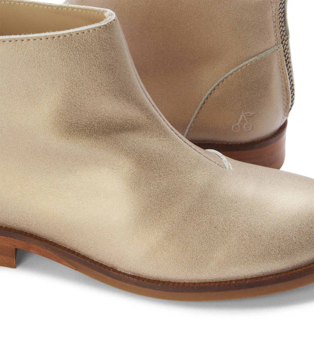 Bonpoint - Giara metallic leather ankle boots