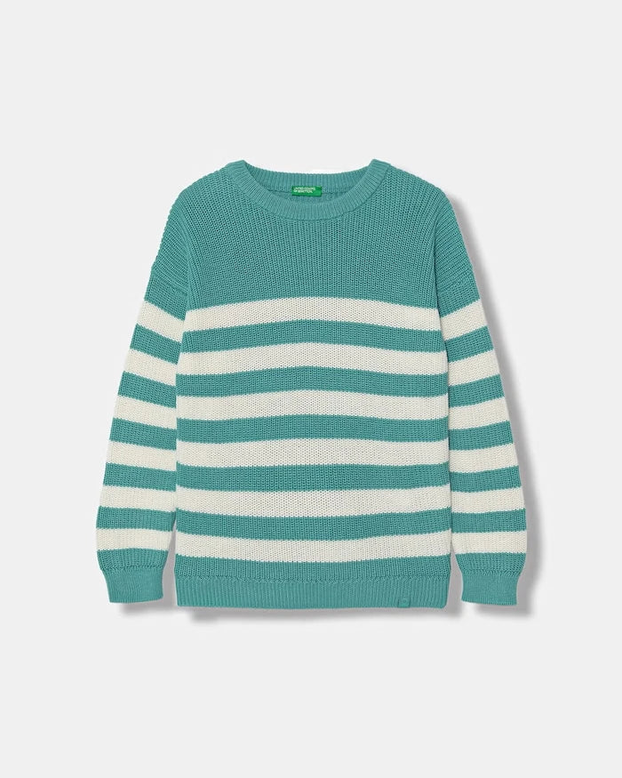 United Colors of Benetton пуловер за деца с памук