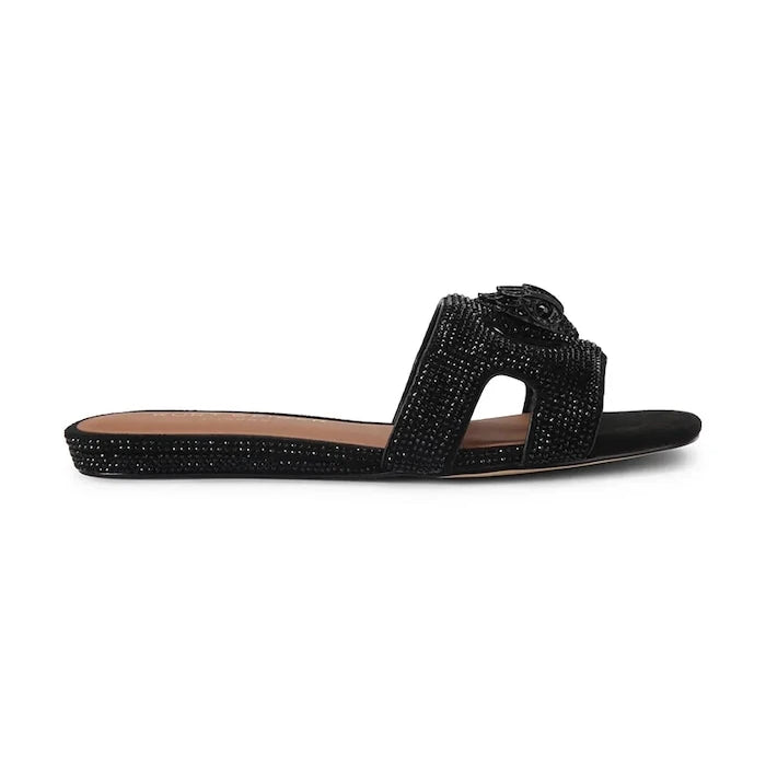 Kurt Geiger London Kadın Düz Taban Terlik Eagle Cut Out Flat Sdl