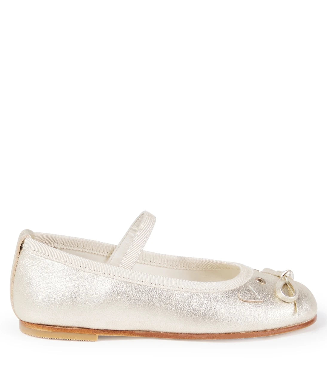 Bonpoint - Joie metallic leather ballet flats