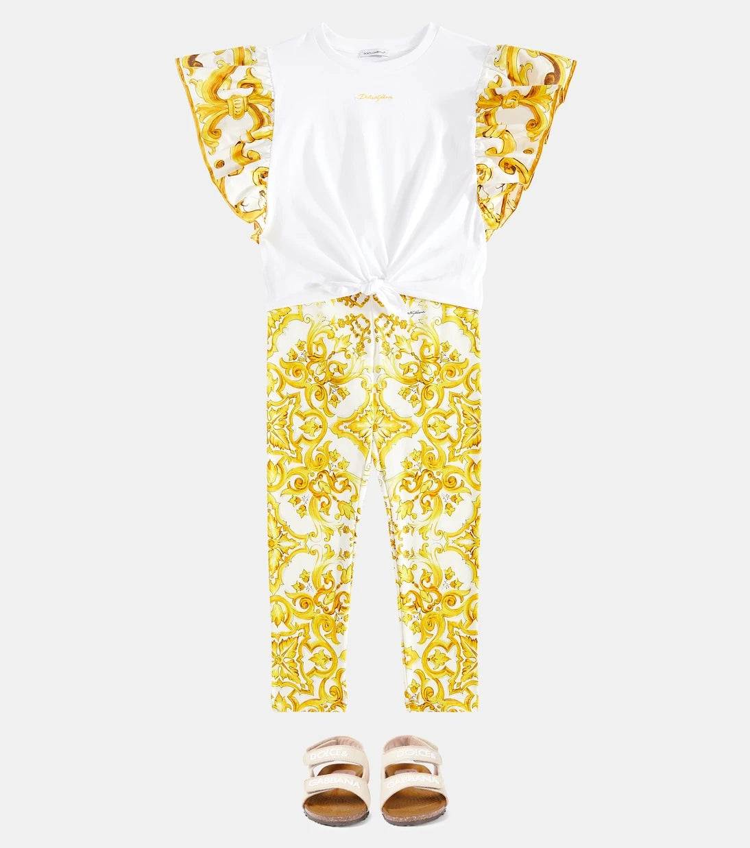 Dolce&Gabbana Kids - Printed cotton T-shirt