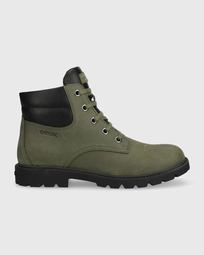 Geox J16FAB 032BC J SHAYLAX Çocuk Deri Kışlık Ayakkabılar