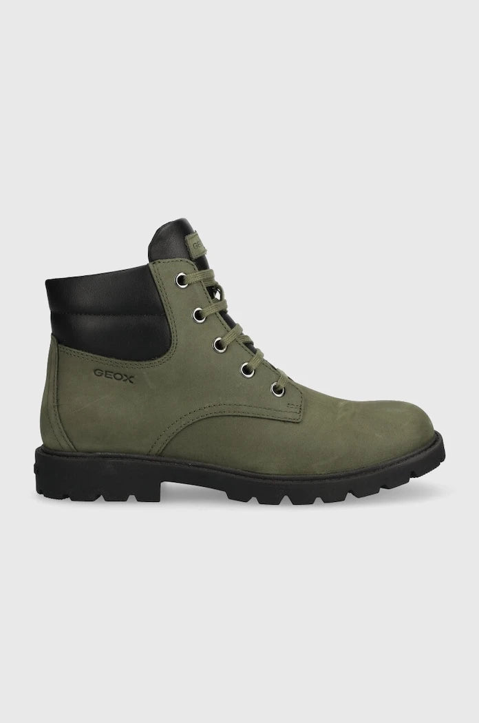 Geox J16FAB 032BC J SHAYLAX Çocuk Deri Kışlık Ayakkabılar