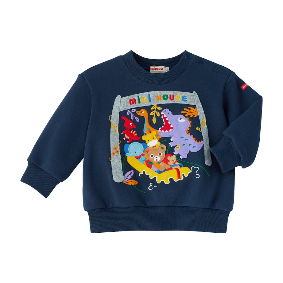 Cotton Pucci Dinosaur Sweatshirt (2-7 Years)