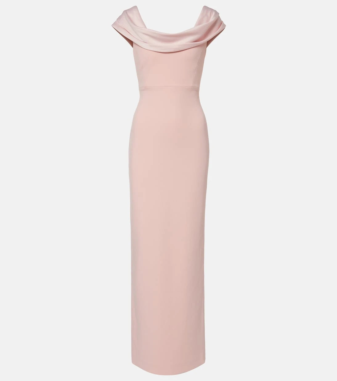 Solace London - Adele satin-trimmed gown