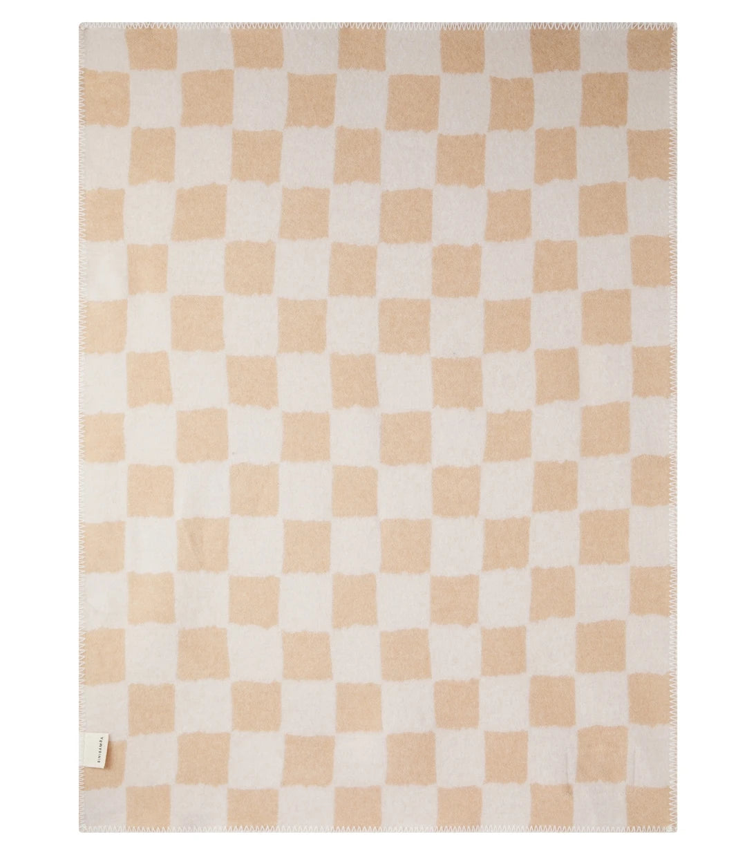 Binibamba - Baby checked wool blanket