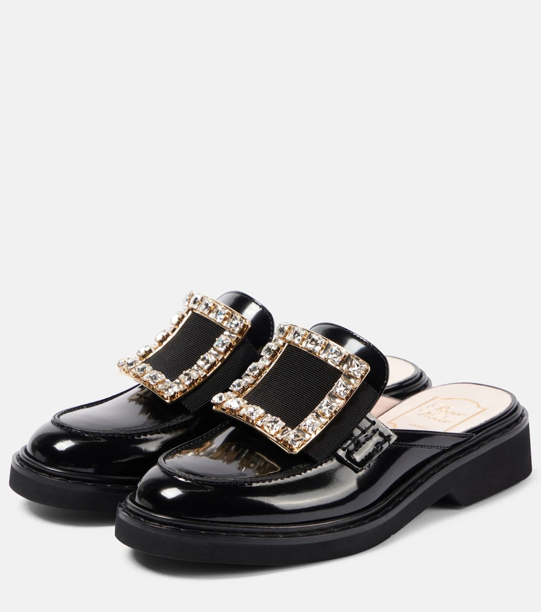 Roger Vivier - حذاء "فيف رينجرز" mules من الجلد المزين
