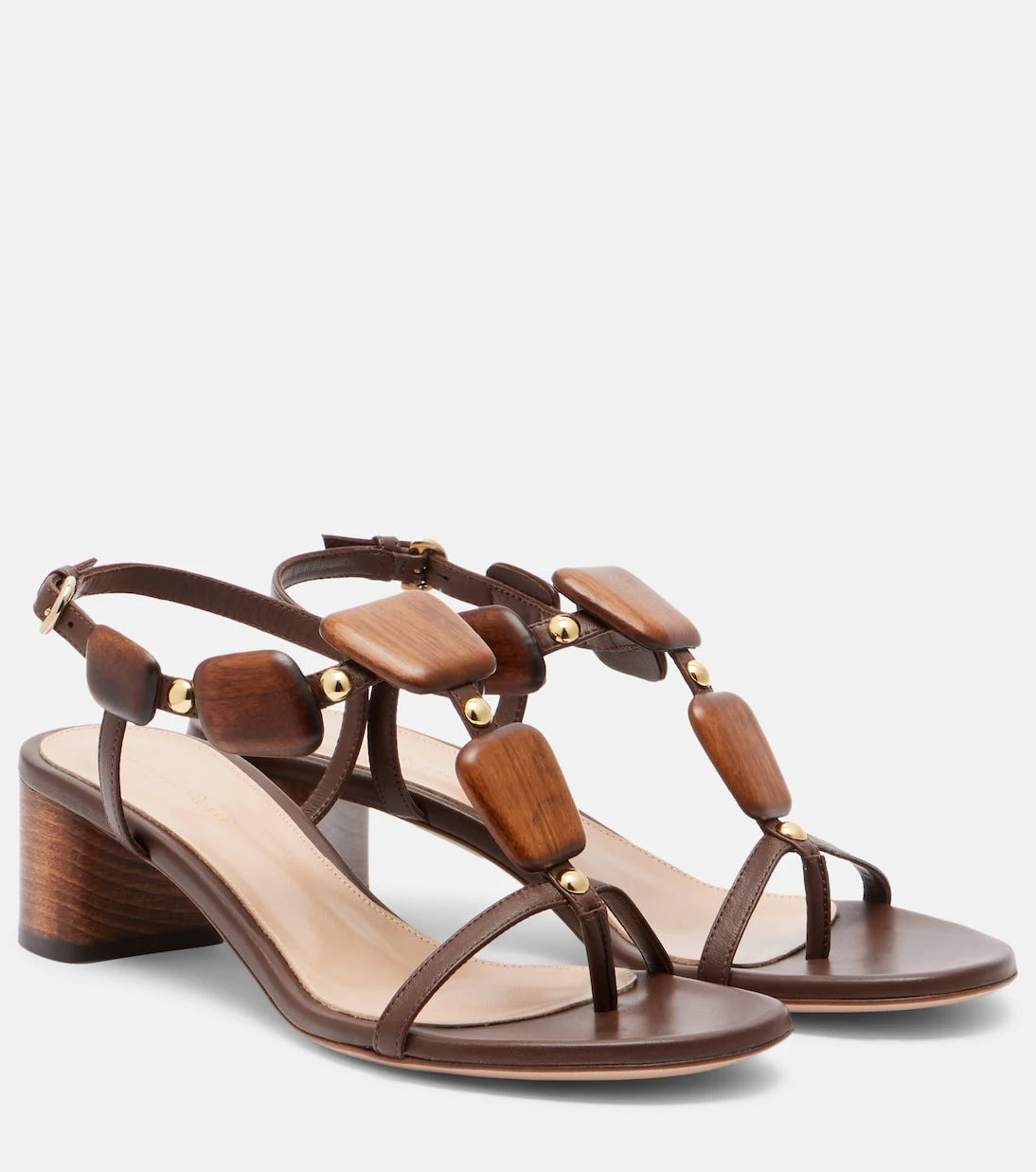 Gianvito Rossi - Embellished leather sandals
