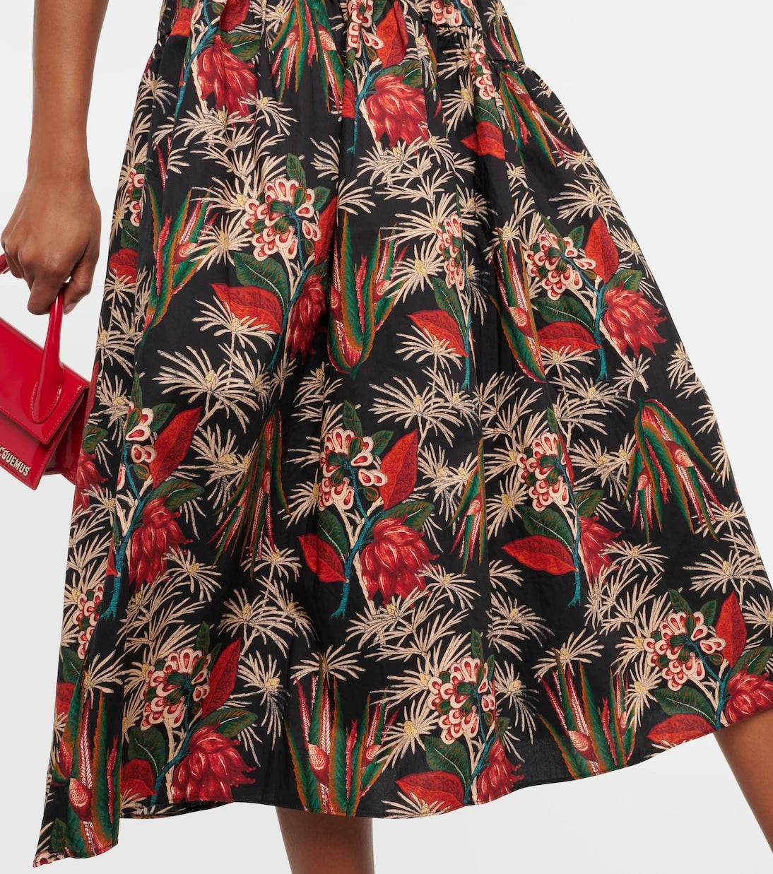 Ulla Johnson - Fernanda cotton poplin midi skirt