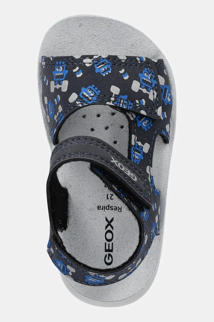 Детски сандали от кожа Geox SANDAL LIGHTFLOPPY