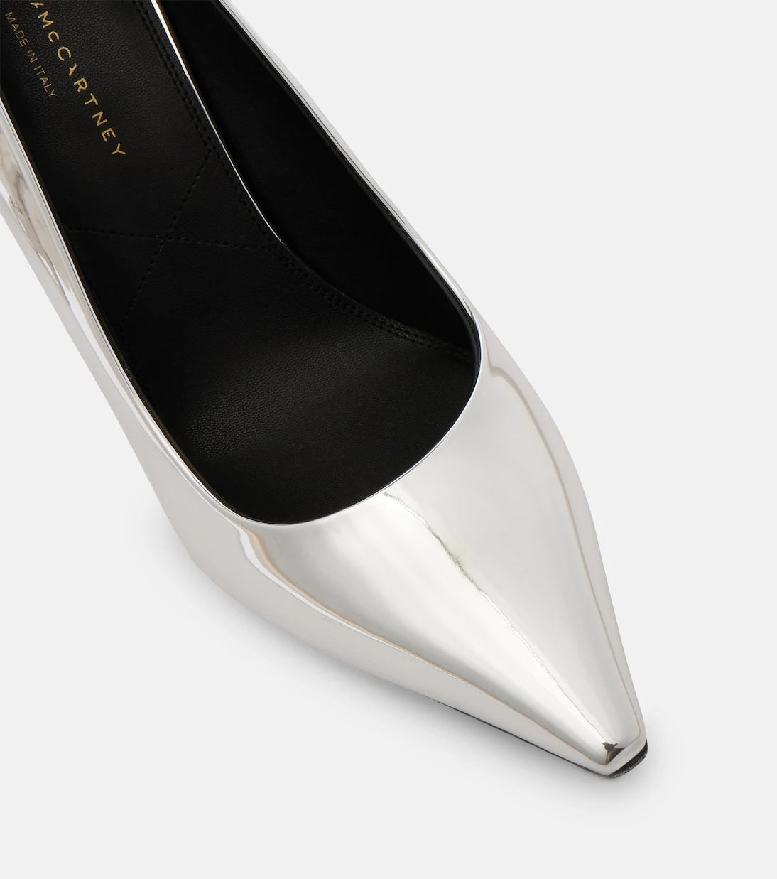 Stella McCartney - Elsa 103 metallic-effect pumps