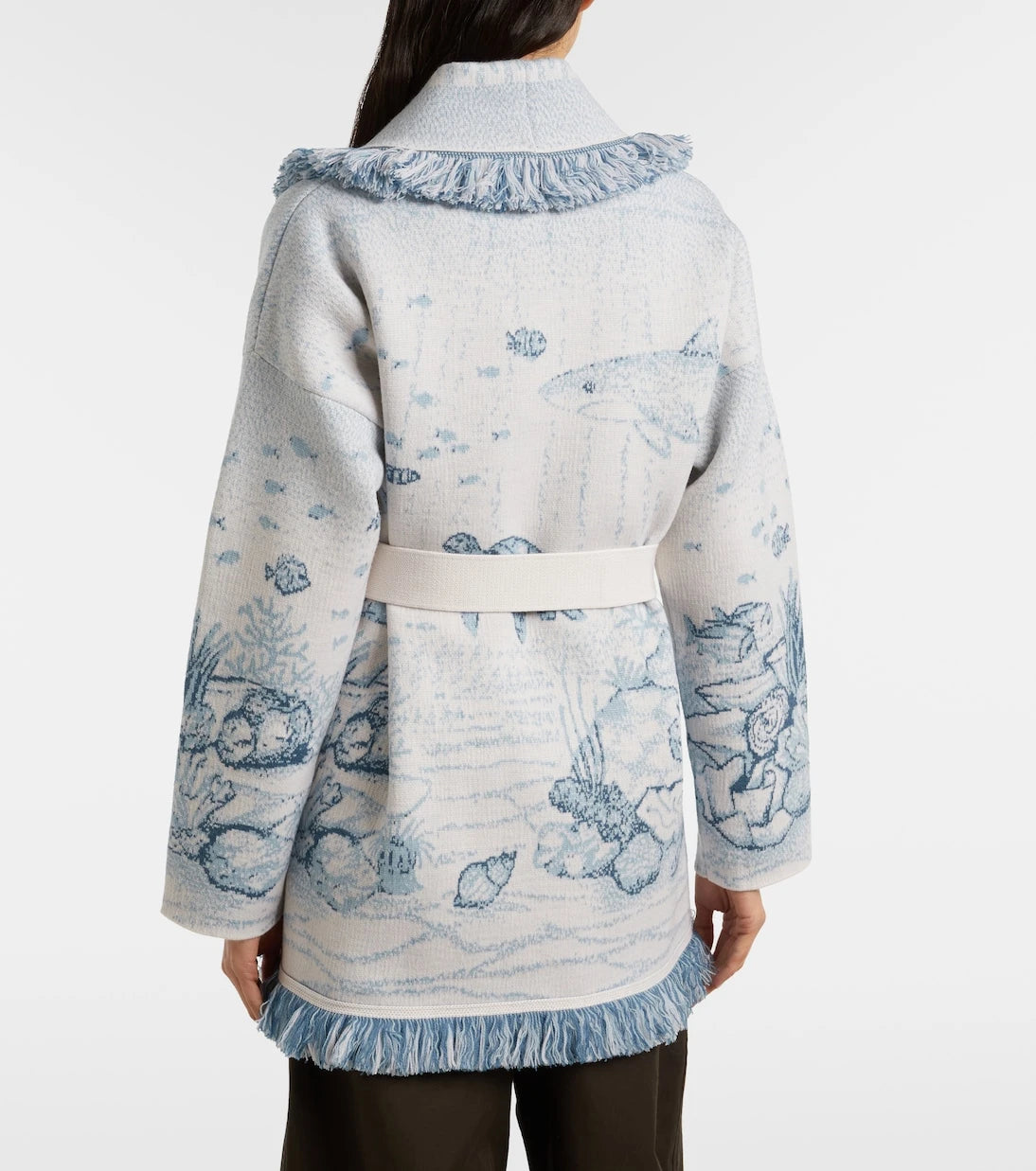 Alanui - Deep In The Ocean wool-blend cardigan