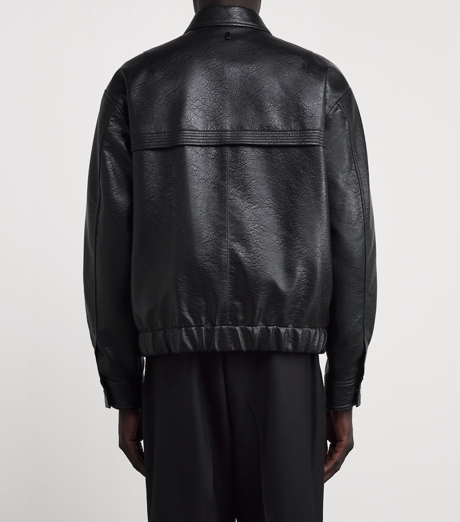 Black Faux Leather Jacket