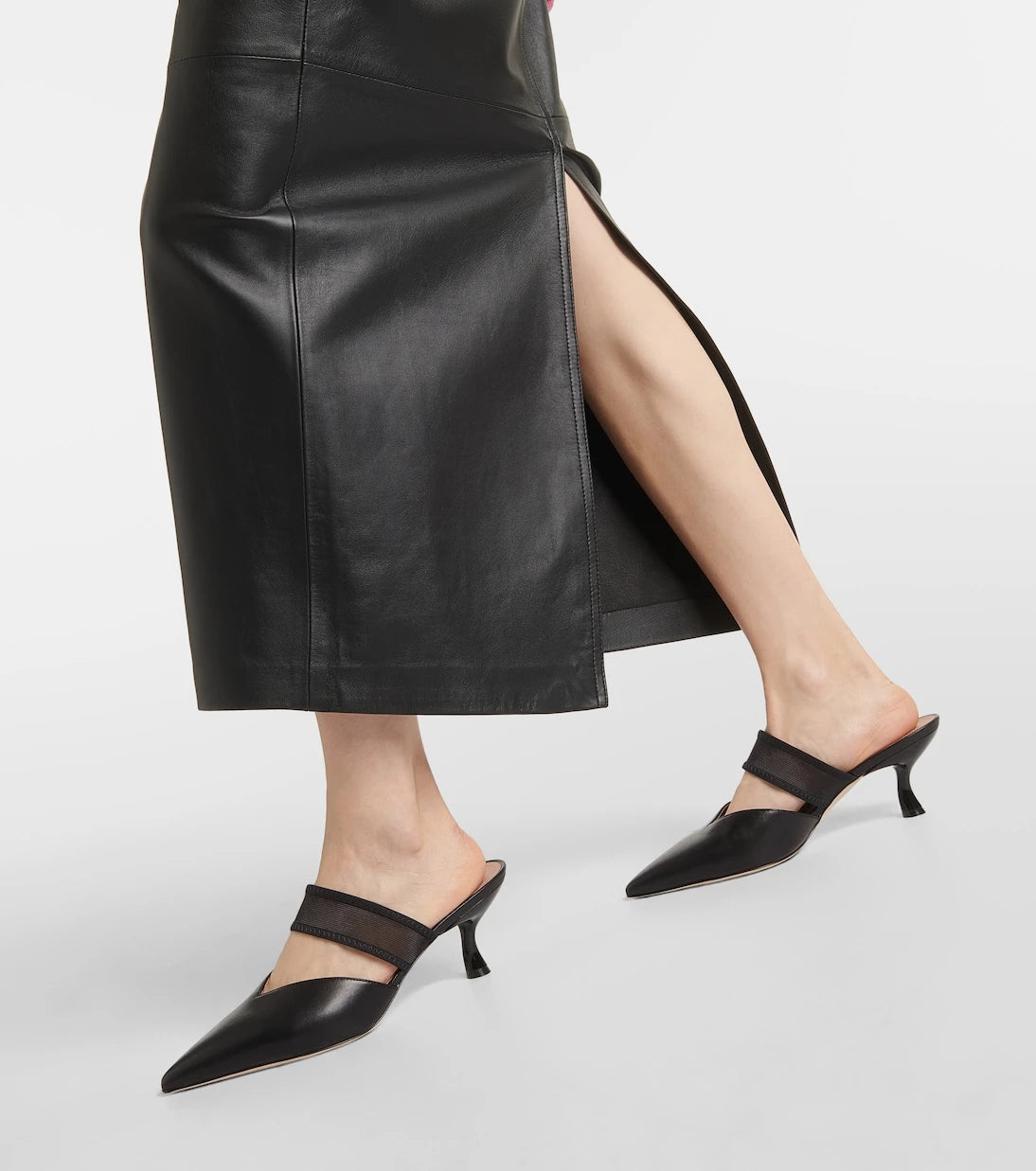 Malone Souliers - Manu 45 leather pumps