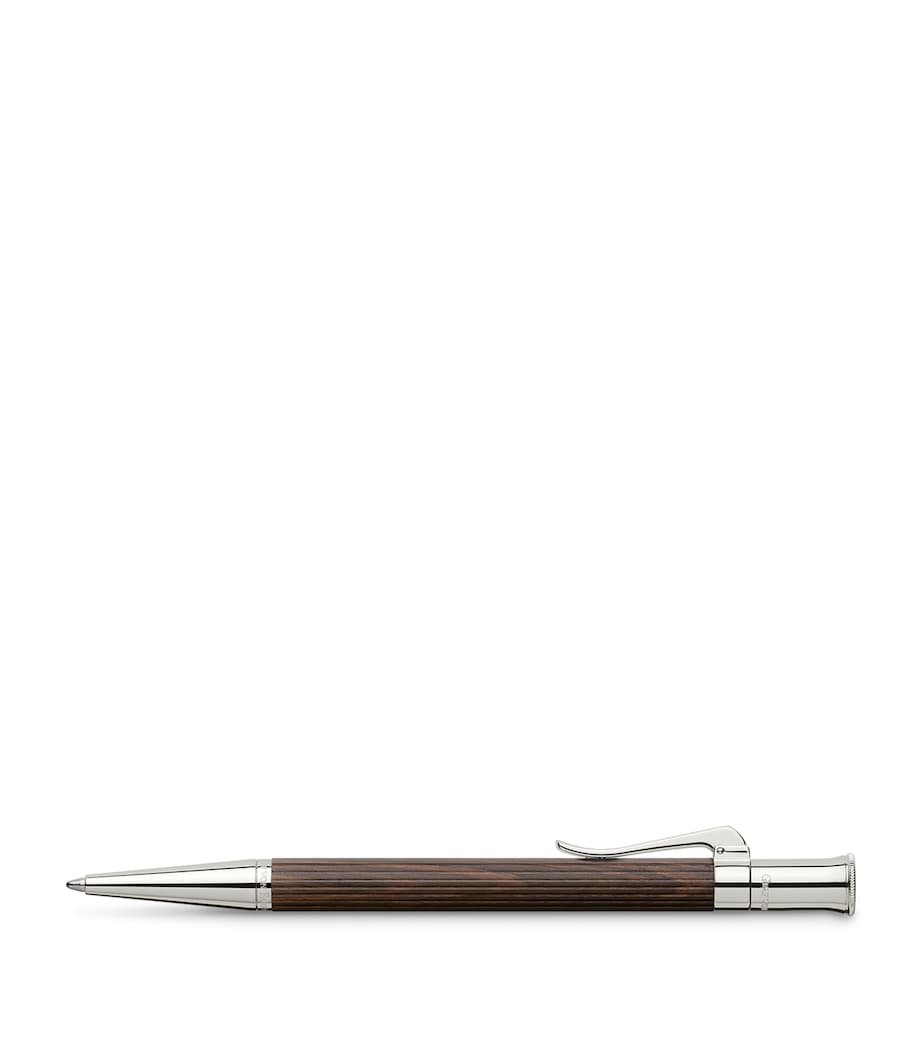 Graf von Faber-Castell Wood and Platinum-Plated Classic Propelling Ballpoint Pen