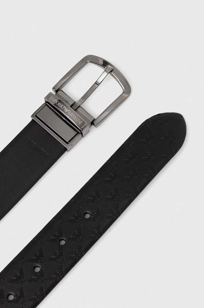 Emporio Armani çift taraflı erkek kemeri