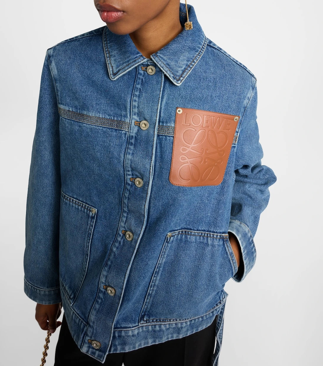 Loewe - Anagram denim ceket