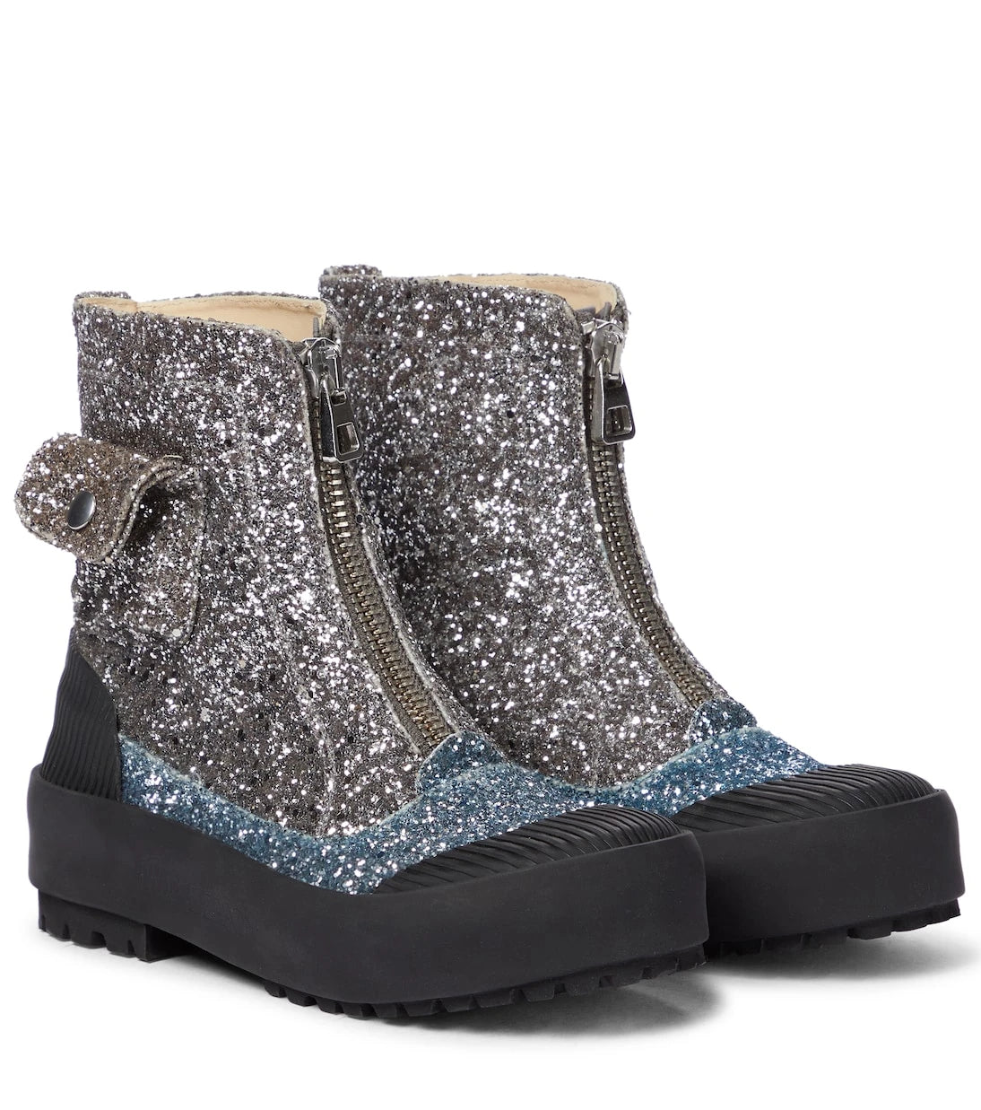 JW Anderson - Duck glitter ankle boots