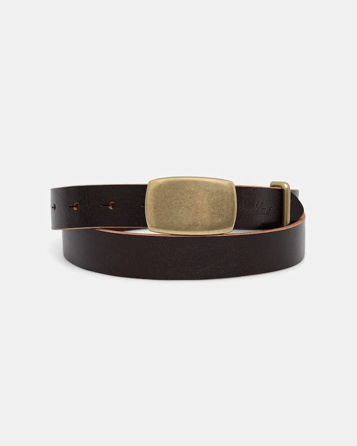 Levi's kadın deri kemer PRESIDIO PLAQUE BUCKLE