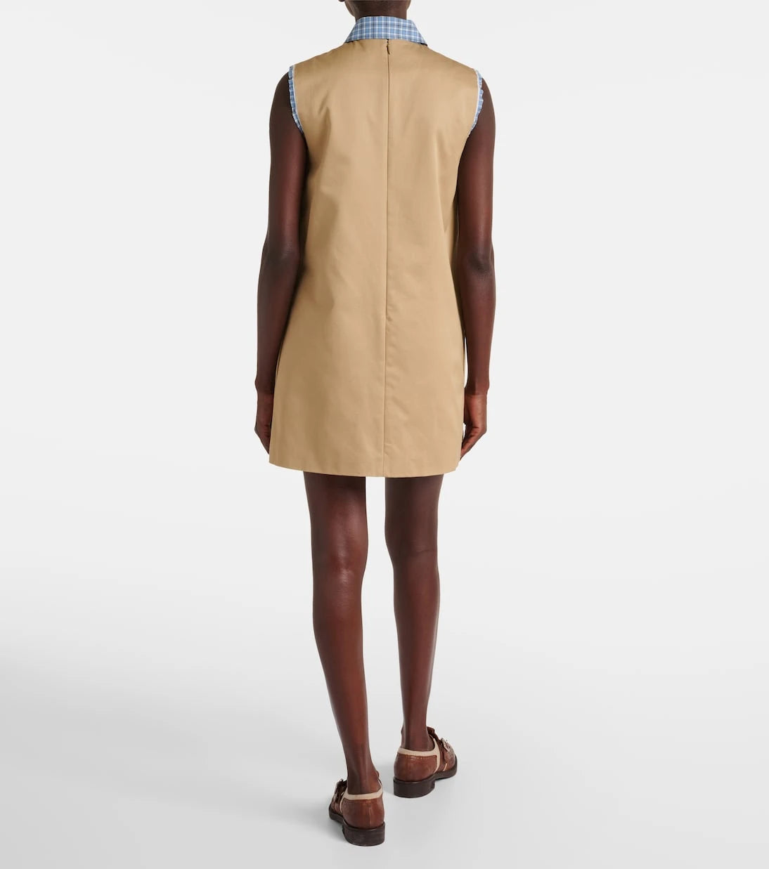 Miu Miu - Logo cotton minidress