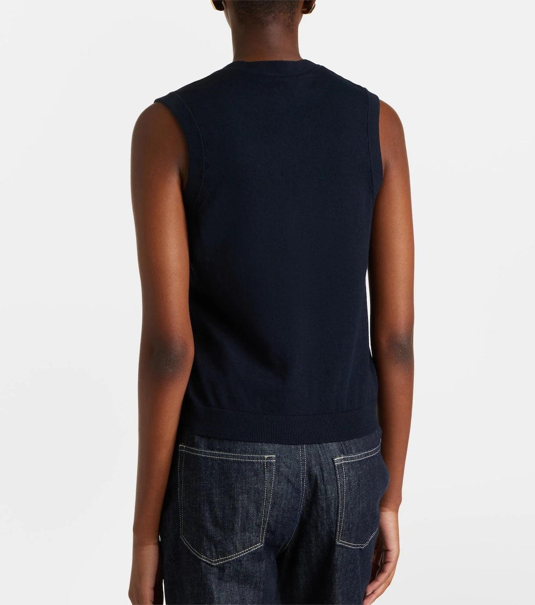 'S Max Mara - Cotton and silk vest