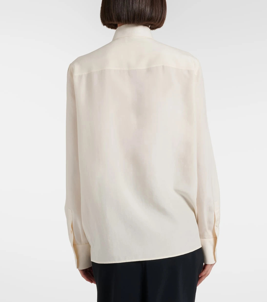 Givenchy - Fiyonk detaylı ipek bluz