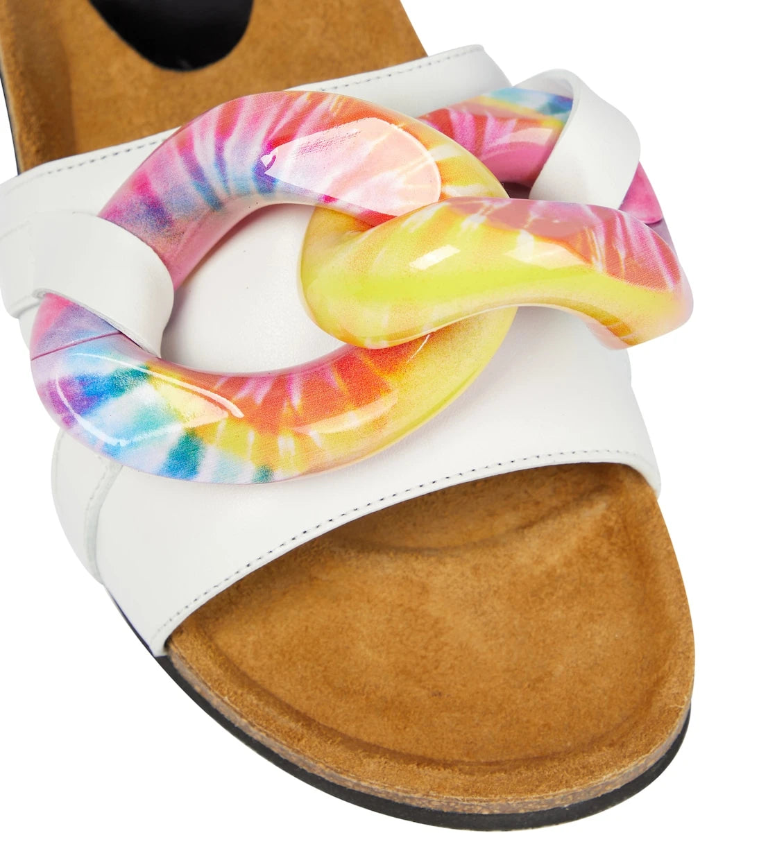 JW Anderson - Embellished leather slides